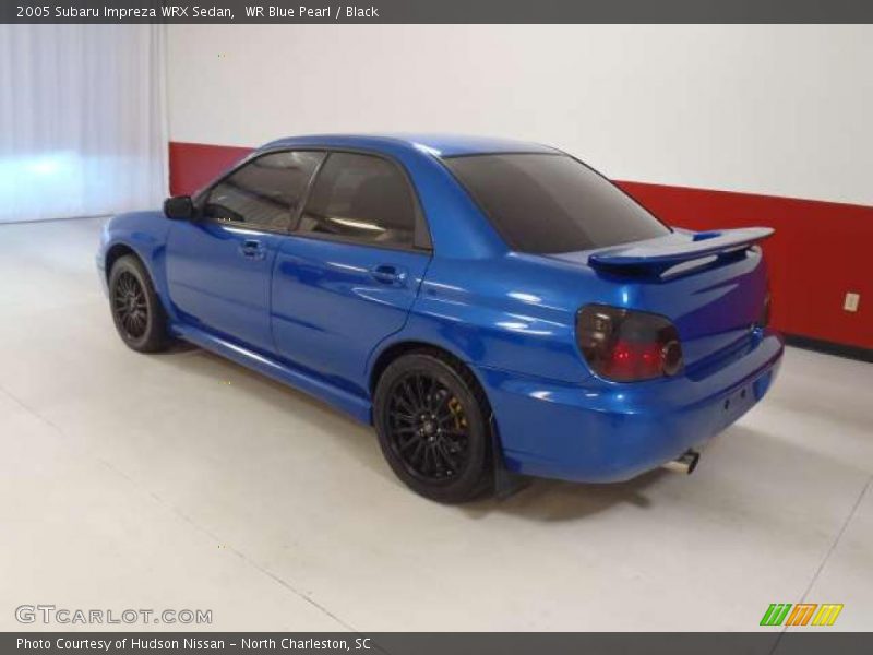 WR Blue Pearl / Black 2005 Subaru Impreza WRX Sedan