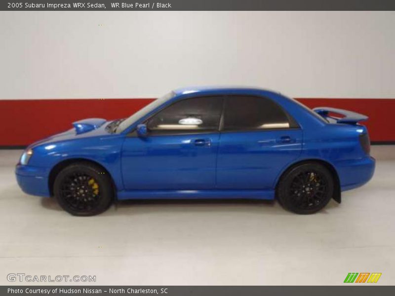 WR Blue Pearl / Black 2005 Subaru Impreza WRX Sedan