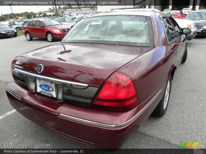 Dark Toreador Red Metallic / Light Camel 2006 Mercury Grand Marquis LS