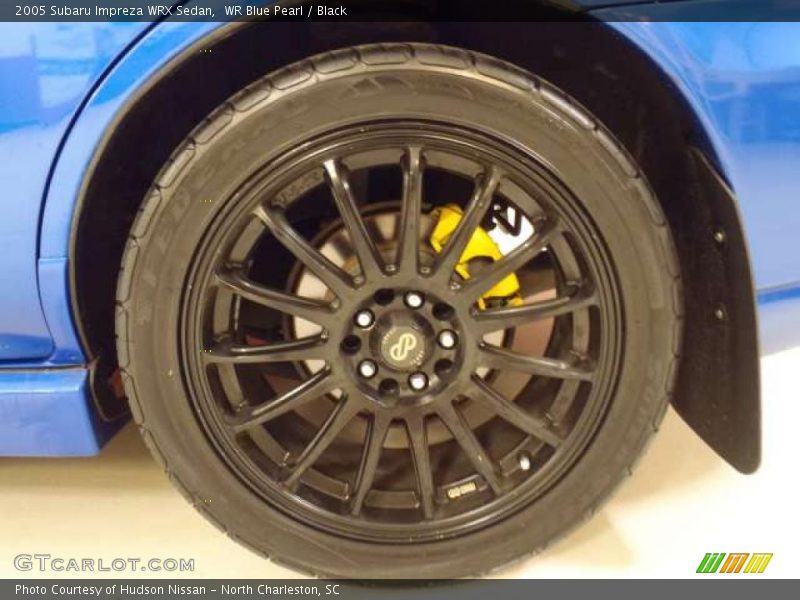 WR Blue Pearl / Black 2005 Subaru Impreza WRX Sedan