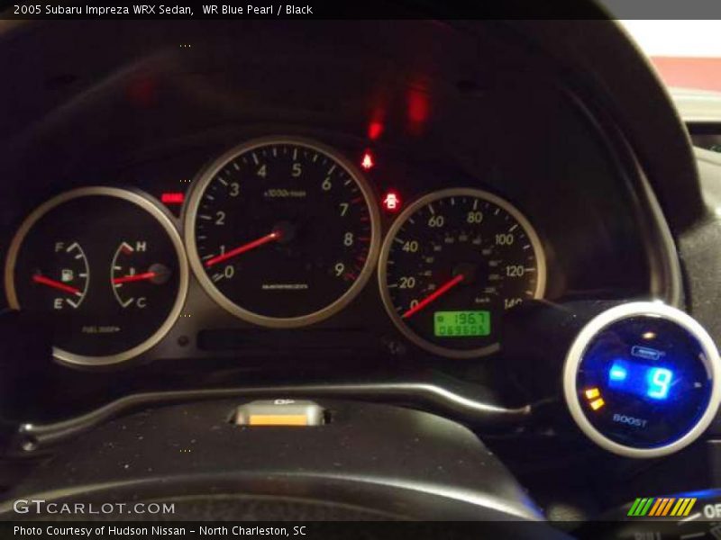WR Blue Pearl / Black 2005 Subaru Impreza WRX Sedan
