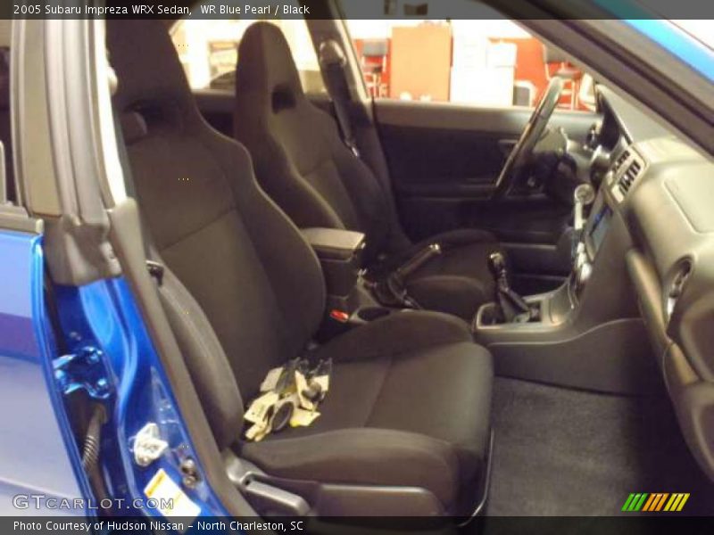 WR Blue Pearl / Black 2005 Subaru Impreza WRX Sedan
