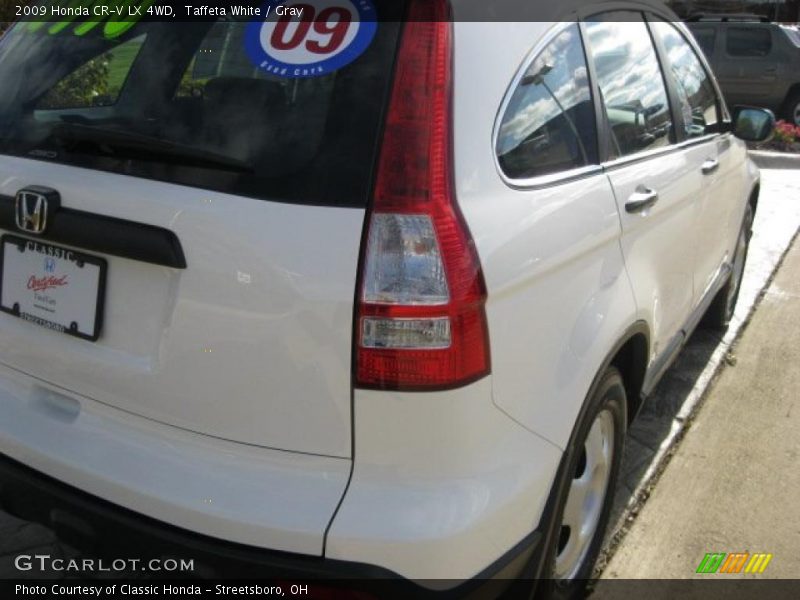 Taffeta White / Gray 2009 Honda CR-V LX 4WD