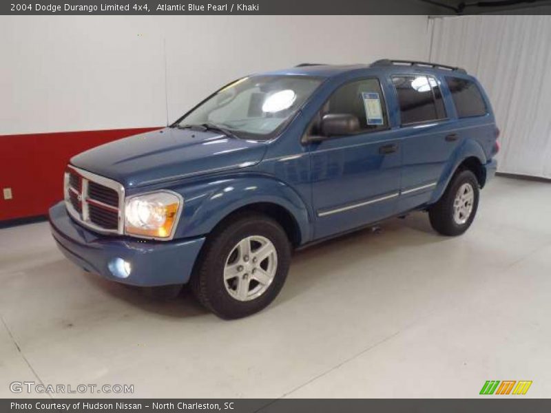 Atlantic Blue Pearl / Khaki 2004 Dodge Durango Limited 4x4