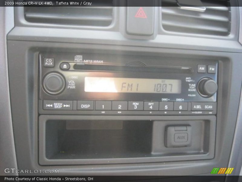 Taffeta White / Gray 2009 Honda CR-V LX 4WD