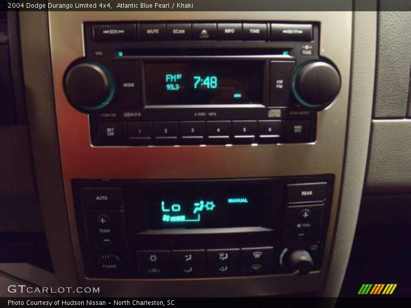 Atlantic Blue Pearl / Khaki 2004 Dodge Durango Limited 4x4