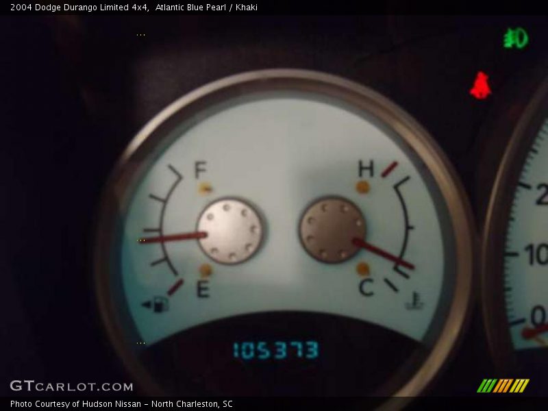 Atlantic Blue Pearl / Khaki 2004 Dodge Durango Limited 4x4