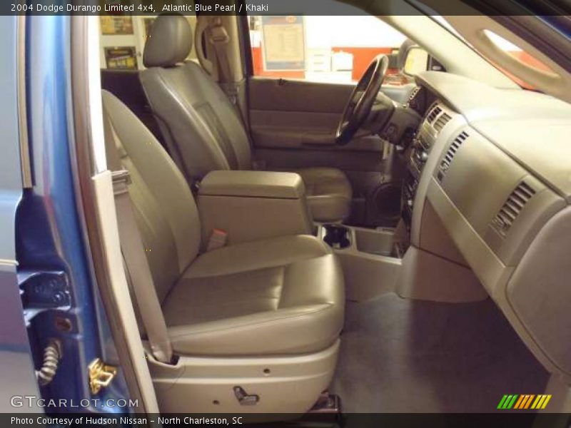 Atlantic Blue Pearl / Khaki 2004 Dodge Durango Limited 4x4