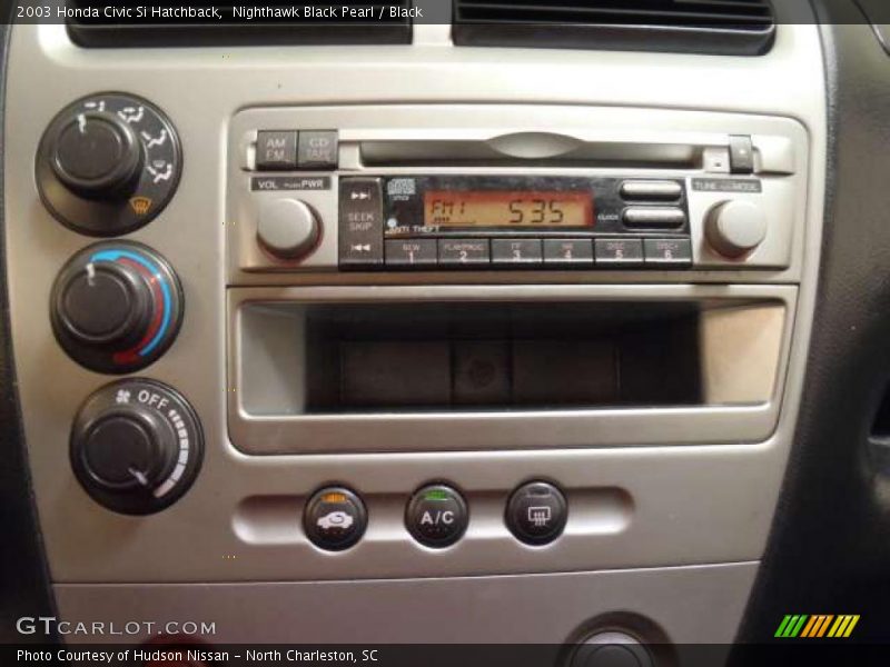Controls of 2003 Civic Si Hatchback