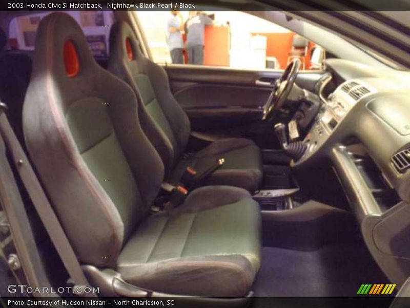  2003 Civic Si Hatchback Black Interior