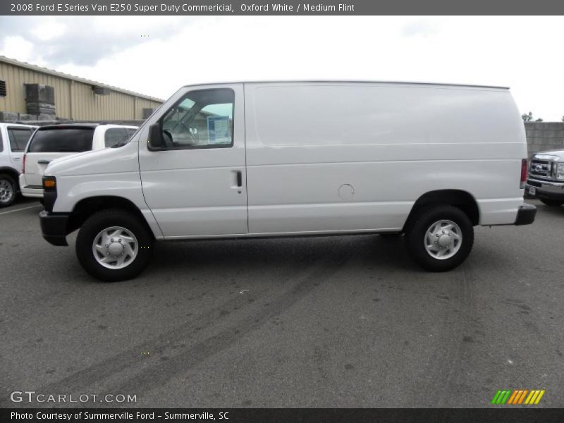 Oxford White / Medium Flint 2008 Ford E Series Van E250 Super Duty Commericial