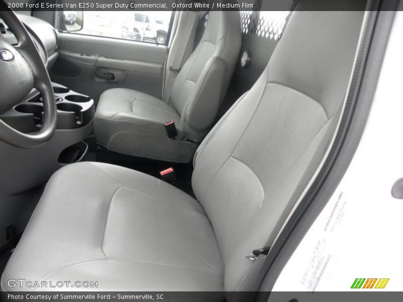 Oxford White / Medium Flint 2008 Ford E Series Van E250 Super Duty Commericial