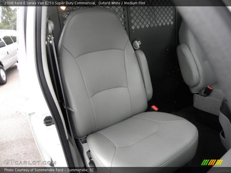 Oxford White / Medium Flint 2008 Ford E Series Van E250 Super Duty Commericial