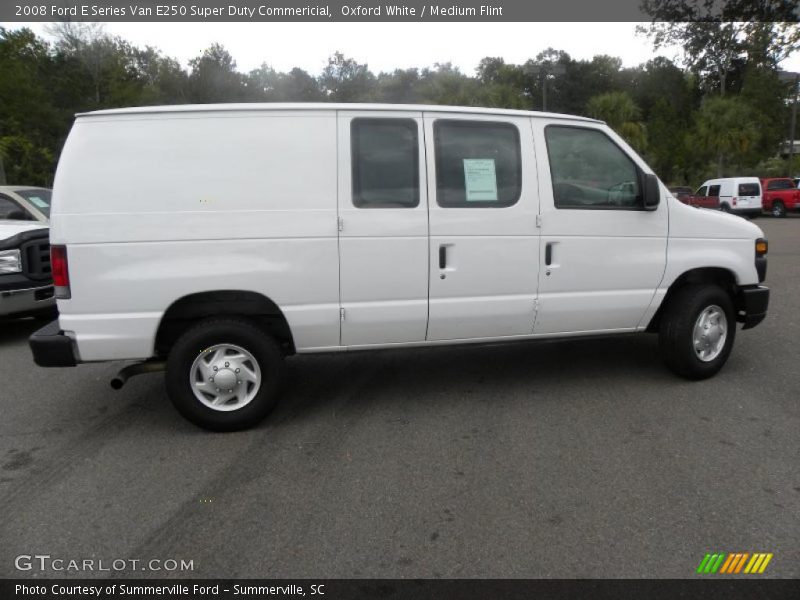 Oxford White / Medium Flint 2008 Ford E Series Van E250 Super Duty Commericial