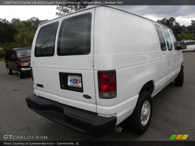 Oxford White / Medium Flint 2008 Ford E Series Van E250 Super Duty Commericial