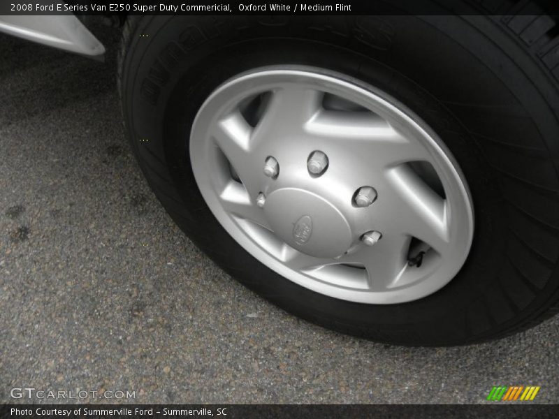 Oxford White / Medium Flint 2008 Ford E Series Van E250 Super Duty Commericial