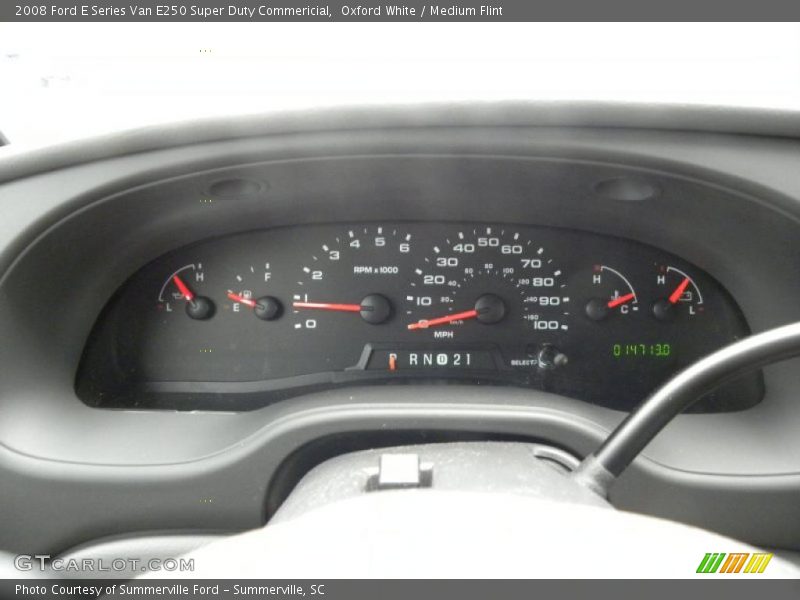  2008 E Series Van E250 Super Duty Commericial E250 Super Duty Commericial Gauges