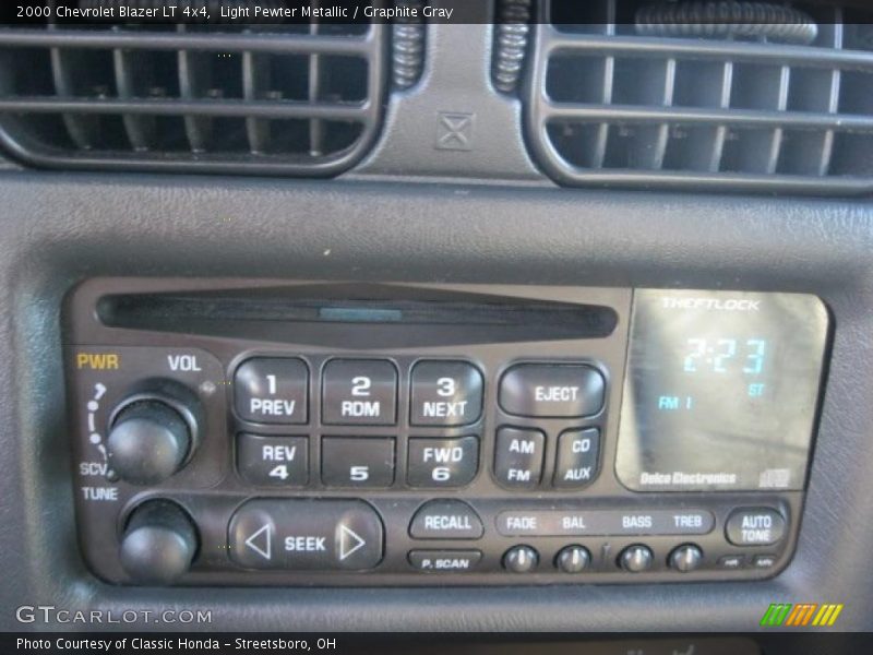 Light Pewter Metallic / Graphite Gray 2000 Chevrolet Blazer LT 4x4