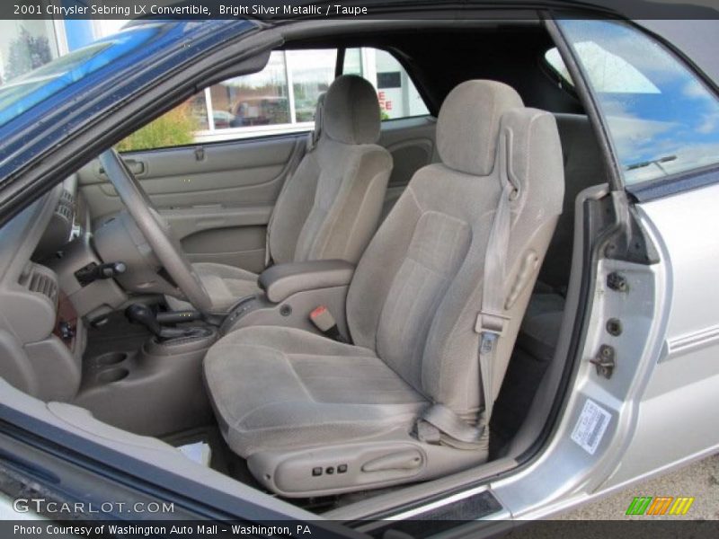  2001 Sebring LX Convertible Taupe Interior