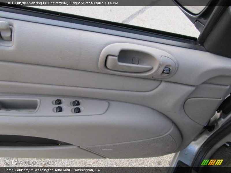 Bright Silver Metallic / Taupe 2001 Chrysler Sebring LX Convertible