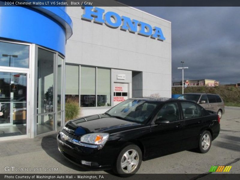Black / Gray 2004 Chevrolet Malibu LT V6 Sedan