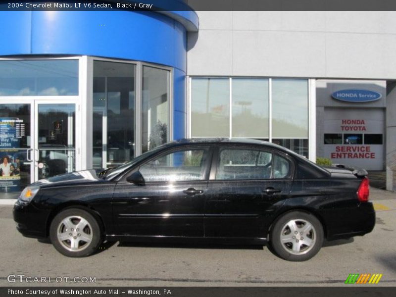 Black / Gray 2004 Chevrolet Malibu LT V6 Sedan