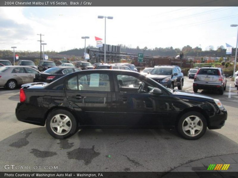 Black / Gray 2004 Chevrolet Malibu LT V6 Sedan