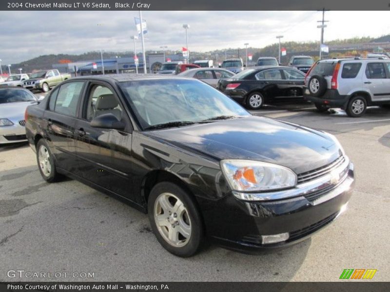 Black / Gray 2004 Chevrolet Malibu LT V6 Sedan