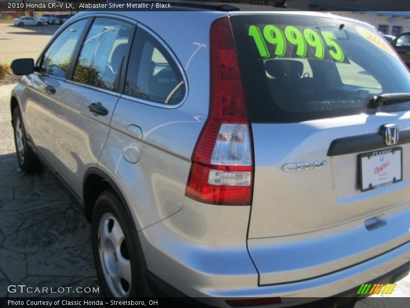 Alabaster Silver Metallic / Black 2010 Honda CR-V LX