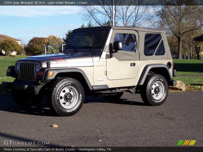 Light Khaki Metallic / Khaki 2004 Jeep Wrangler SE 4x4