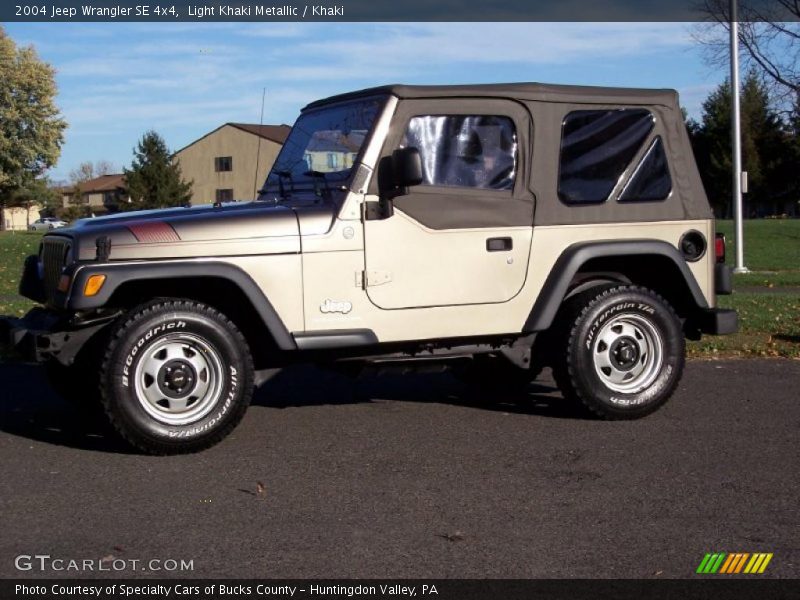  2004 Wrangler SE 4x4 Light Khaki Metallic