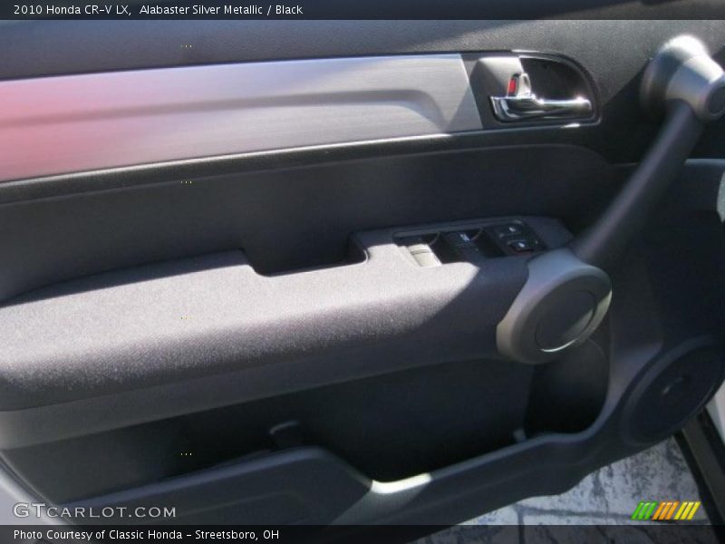 Alabaster Silver Metallic / Black 2010 Honda CR-V LX