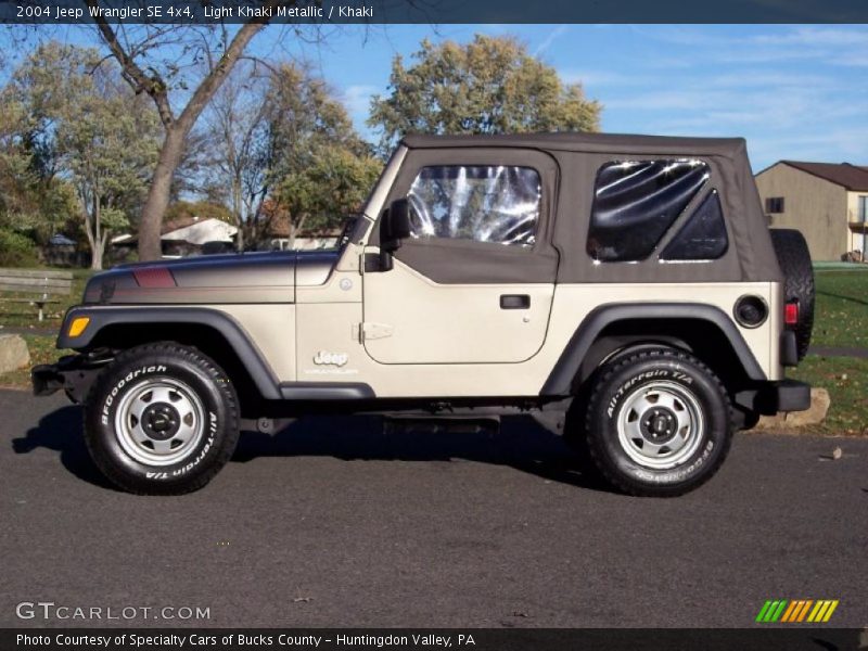  2004 Wrangler SE 4x4 Light Khaki Metallic