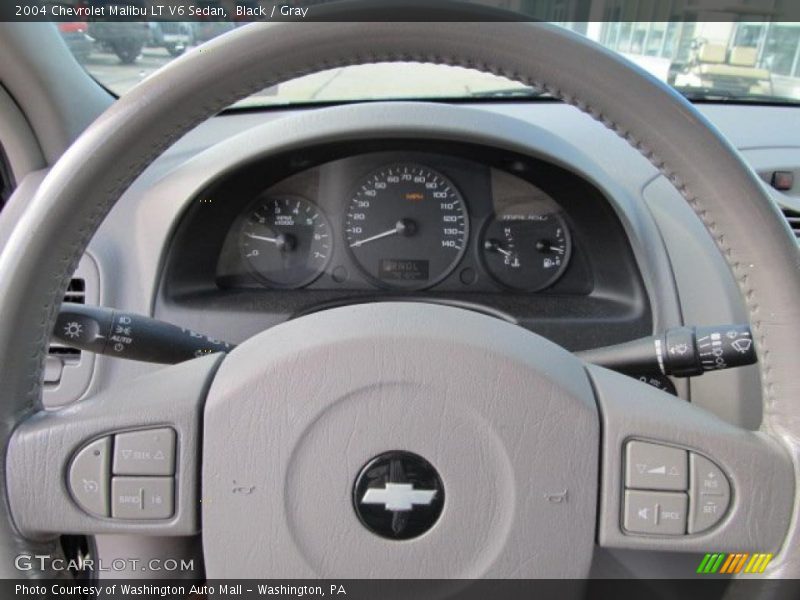 Black / Gray 2004 Chevrolet Malibu LT V6 Sedan