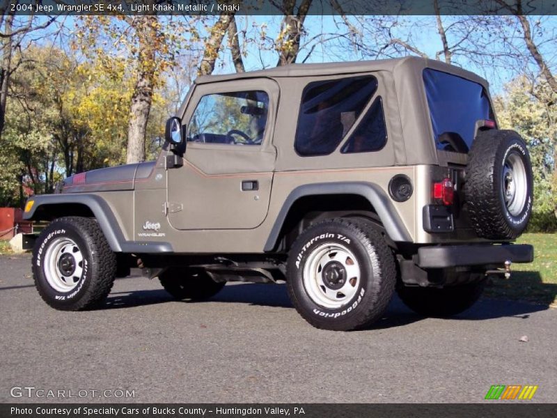 Light Khaki Metallic / Khaki 2004 Jeep Wrangler SE 4x4