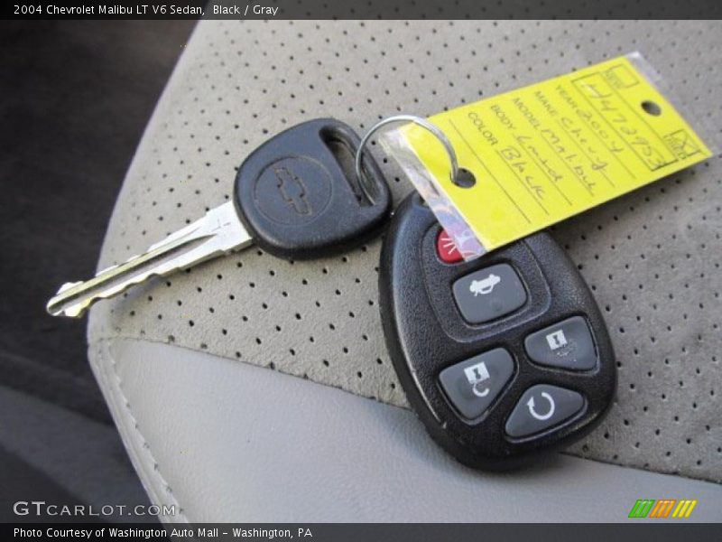 Black / Gray 2004 Chevrolet Malibu LT V6 Sedan