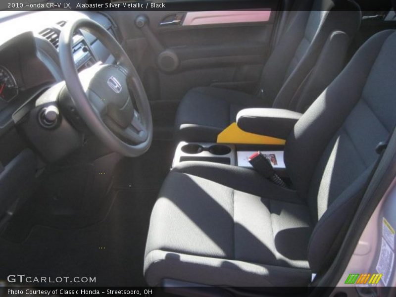 Alabaster Silver Metallic / Black 2010 Honda CR-V LX