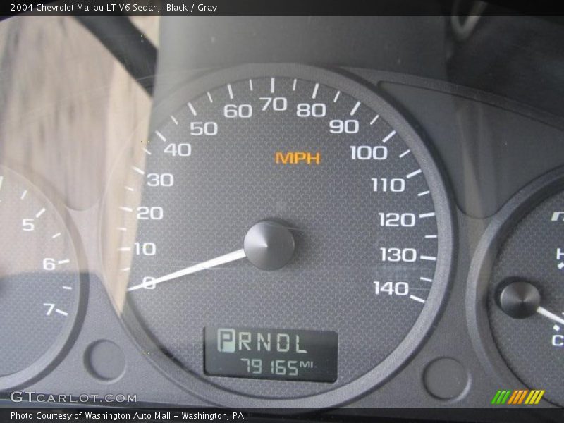 Black / Gray 2004 Chevrolet Malibu LT V6 Sedan