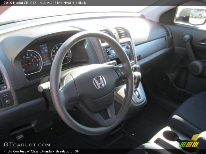 Black Interior - 2010 CR-V LX 
