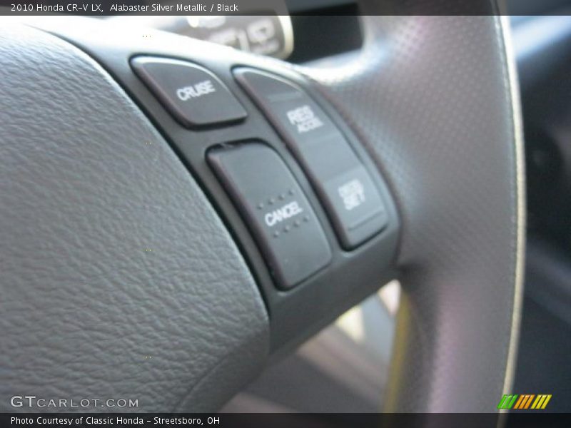 Alabaster Silver Metallic / Black 2010 Honda CR-V LX