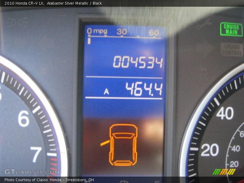 Alabaster Silver Metallic / Black 2010 Honda CR-V LX