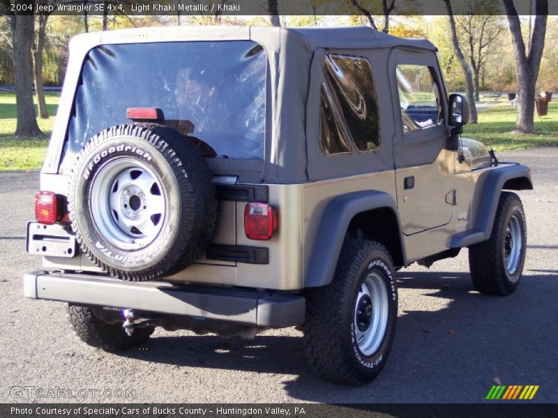 Light Khaki Metallic / Khaki 2004 Jeep Wrangler SE 4x4
