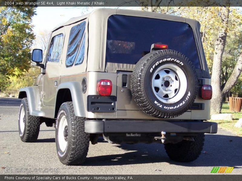 Light Khaki Metallic / Khaki 2004 Jeep Wrangler SE 4x4