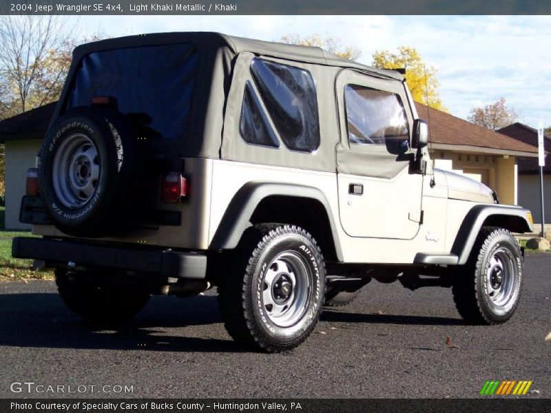 Light Khaki Metallic / Khaki 2004 Jeep Wrangler SE 4x4