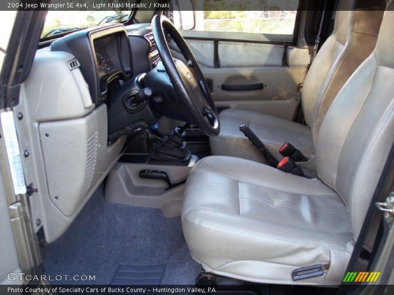  2004 Wrangler SE 4x4 Khaki Interior