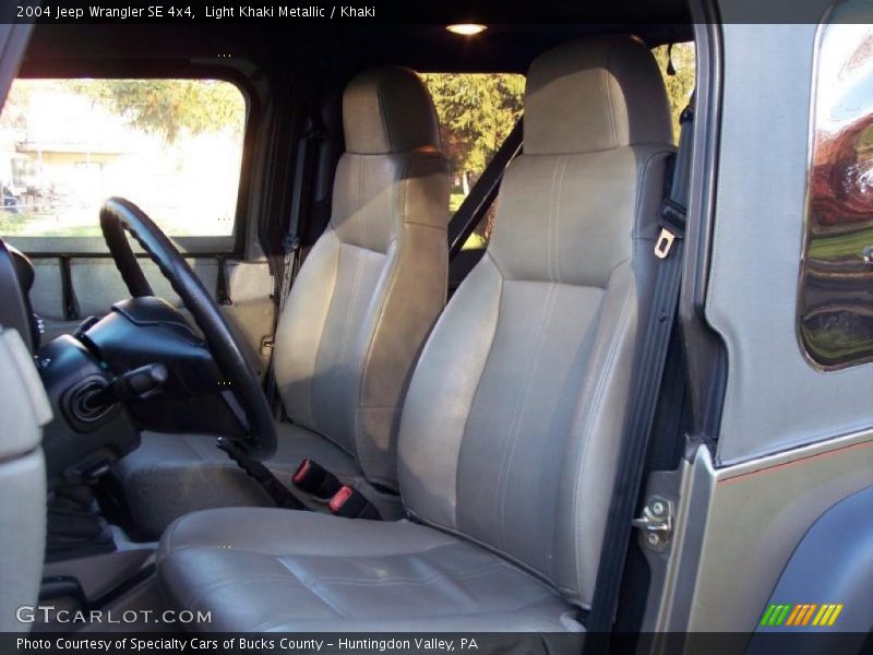  2004 Wrangler SE 4x4 Khaki Interior