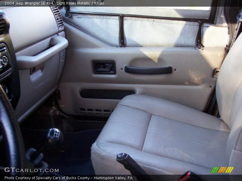  2004 Wrangler SE 4x4 Khaki Interior