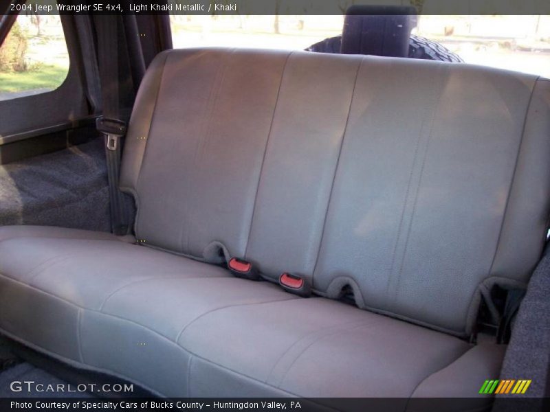 2004 Wrangler SE 4x4 Khaki Interior