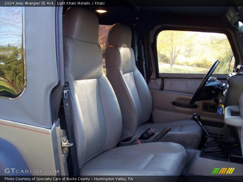 Light Khaki Metallic / Khaki 2004 Jeep Wrangler SE 4x4