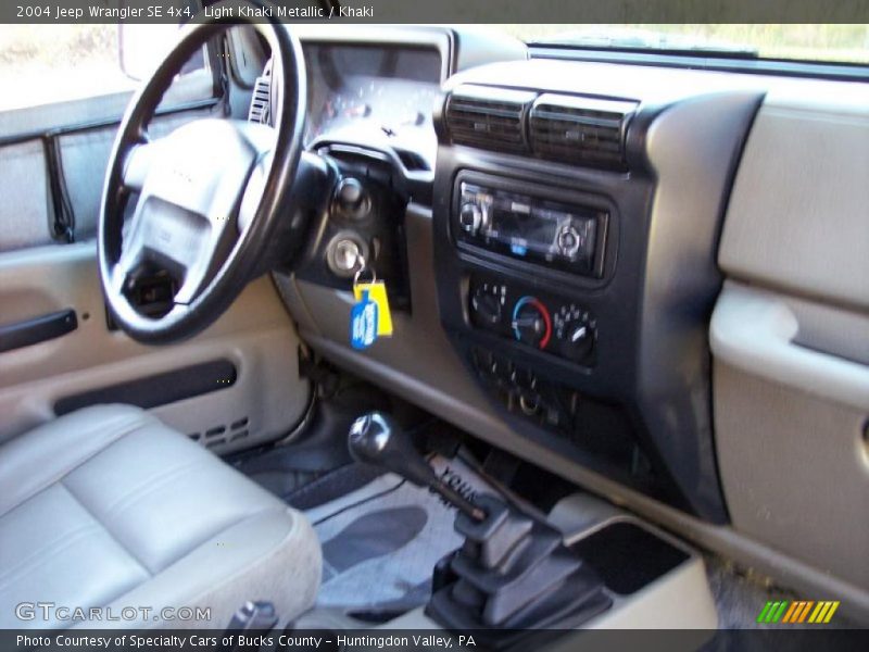 Dashboard of 2004 Wrangler SE 4x4